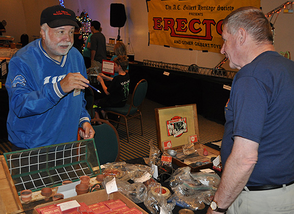 Ray Rosebush (left) with Ken Weinig at the July 12, 2014 A.C. Gilbert Heritage Society Convention in Atlanta.