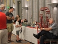 Children enjoy one of the Erector set displays