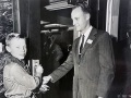 Another shot of A. C. Gilbert, Jr. at the Grand Opening, Gilbert Hall of Science in Chicago