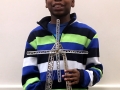 Anthony shows off his Erector model