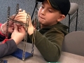 Jack shows off his Erector model