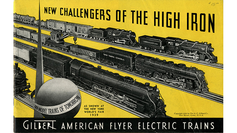 Cover of the 1939 American Flyer catalog