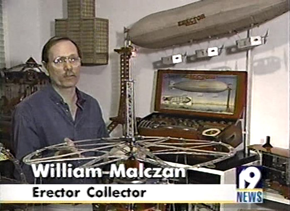 TV interview of ACGHS collector and model builder Bill Malczan