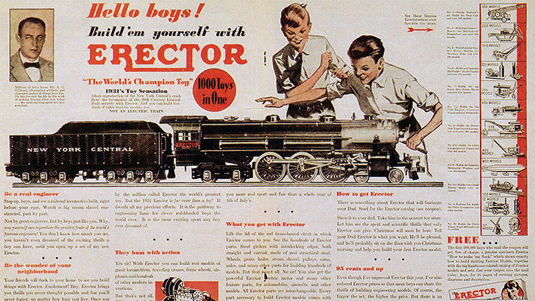 1931 Erector advertisement